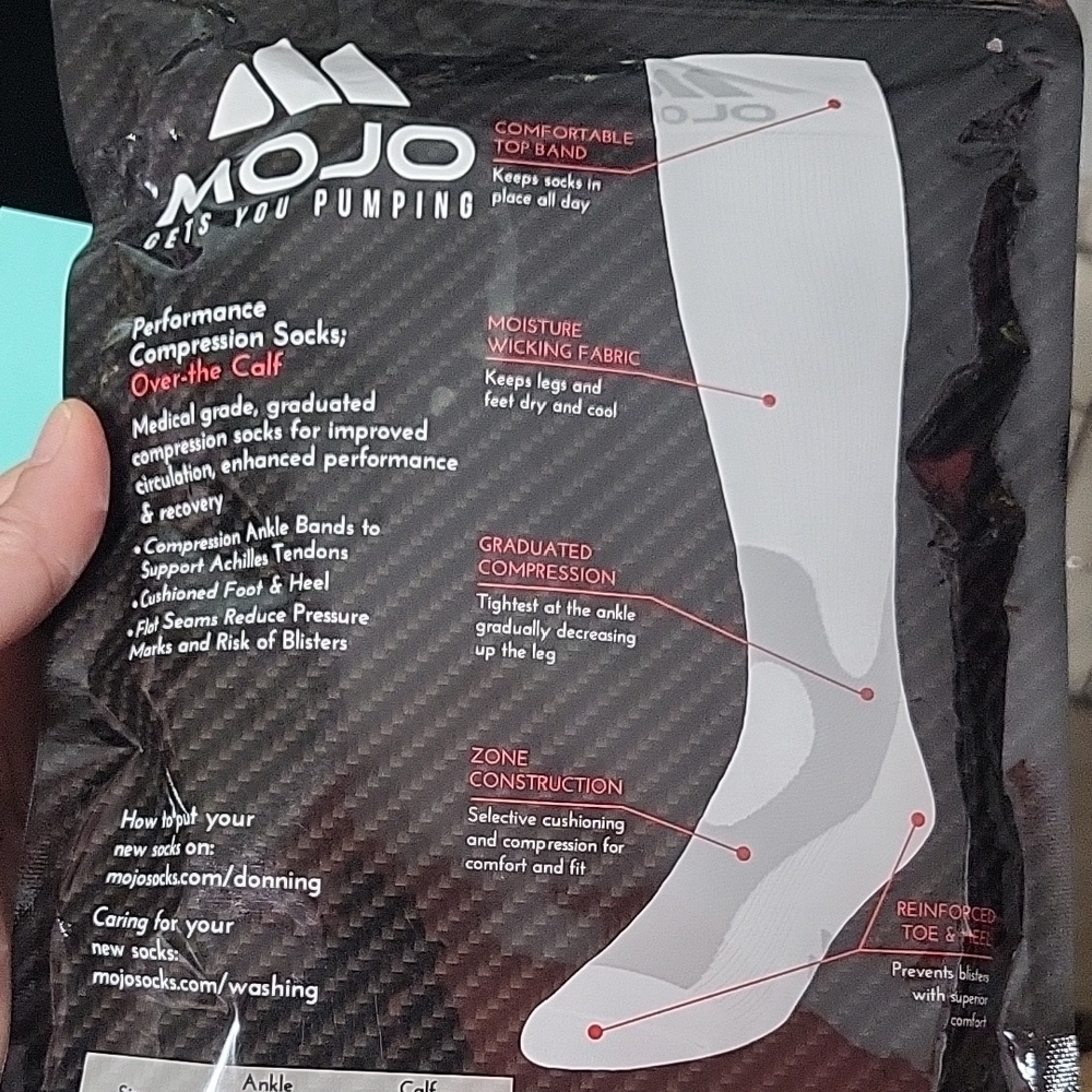 Mojo Compression Socks in Black